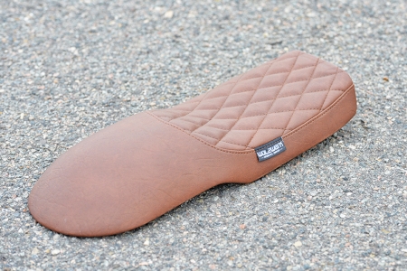 Sitzbank Cafe Racer braun, Monolever
